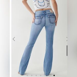 BECCA SUPER T STITCH BOOTCUT JEAN NWT sold out color Waterdock sz 27